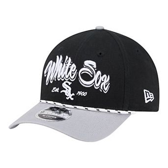 Men's New Era Black/Gray Chicago White Sox Team Loyal 9FORTY M-Crown Adjustable Hat