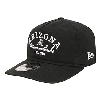 Men's New Era Black Arizona Diamondbacks Stacked 19TWENTY Adjustable Hat