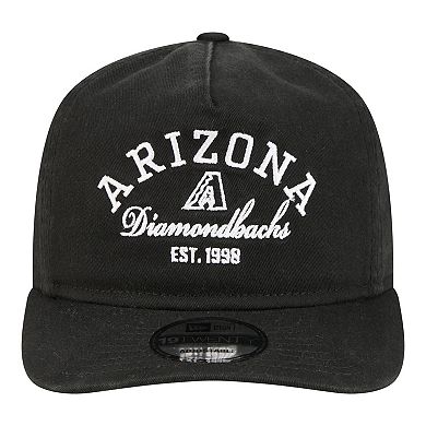 Men's New Era Black Arizona Diamondbacks Stacked 19TWENTY Adjustable Hat