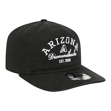 Men's New Era Black Arizona Diamondbacks Stacked 19TWENTY Adjustable Hat