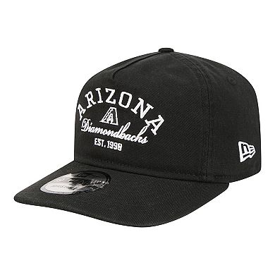 Men's New Era Black Arizona Diamondbacks Stacked 19TWENTY Adjustable Hat