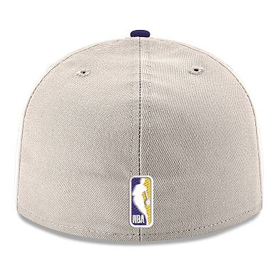 Men's New Era White/Purple Phoenix Suns Chrome Two-Tone 59FIFTY Fitted Hat