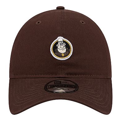 Men's New Era Brown San Diego Padres Mascot 9TWENTY Adjustable Hat