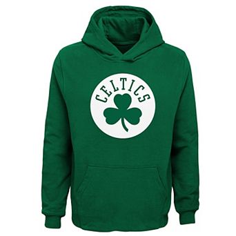 Youth Outerstuff Green Boston Celtics Primary Logo Pullover Hoodie