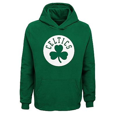 Youth Outerstuff Green Boston Celtics Primary Logo Pullover Hoodie