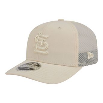 Men's New Era Light Beige St. Louis Cardinals Color Pack 9SEVENTY Trucker Adjustable Hat