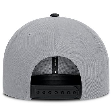 Men's Nike Gray/Black Chicago White Sox Primetime Pro Dri-FIT Snapback Hat