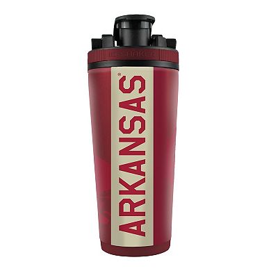 WinCraft Arkansas Razorbacks 26oz. 4D Stainless Steel Shaker Bottle