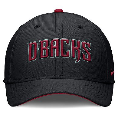 Men's Nike Black Arizona Diamondbacks Primetime Rise Dri-FIT Flex Hat