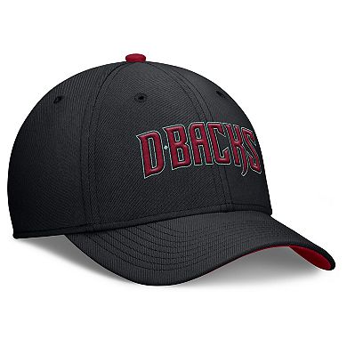 Men's Nike Black Arizona Diamondbacks Primetime Rise Dri-FIT Flex Hat