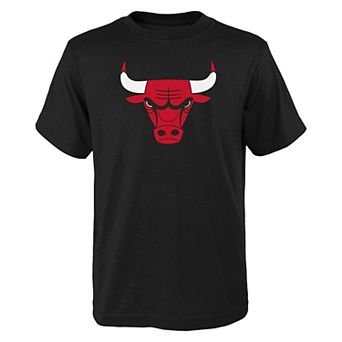 Youth Outerstuff Black Chicago Bulls Primary Logo T-Shirt