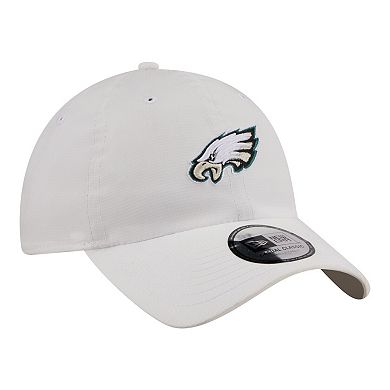 Men's New Era White Philadelphia Eagles Ripstop Casual Classic Adjustable Hat