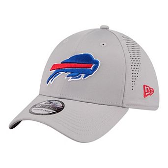 Men's New Era Gray Buffalo Bills Perforated 39THIRTY Flex Hat