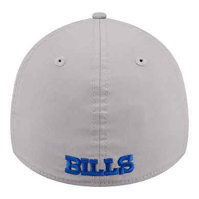 Men's New Era Gray Buffalo Bills Perforated 39THIRTY Flex Hat