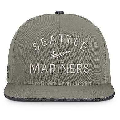 Men's Nike Olive Seattle Mariners Pro Dri-FIT Snapback Hat