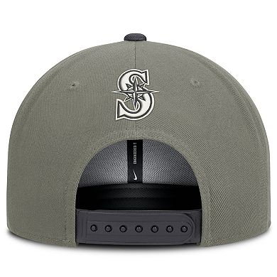 Men's Nike Olive Seattle Mariners Pro Dri-FIT Snapback Hat
