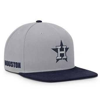 Men's Nike Gray/Navy Houston Astros Primetime Pro Dri-FIT Snapback Hat