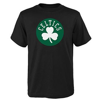 Youth Outerstuff Black Boston Celtics Primary Logo T-Shirt