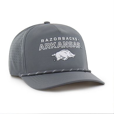 Men's '47 Gray Arkansas Razorbacks Forward Vent Hitch Rope Adjustable Hat