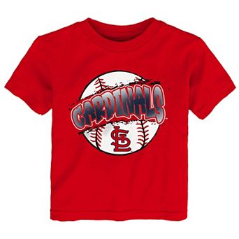 Toddler Outerstuff Red St. Louis Cardinals Split Ball T-Shirt