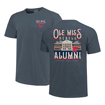 Women's Denim Ole Miss Rebels Comfort Colors Campus Alumni T-Shirt