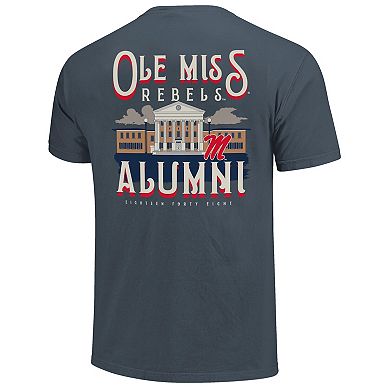Women's Denim Ole Miss Rebels Comfort Colors Campus Alumni T-Shirt