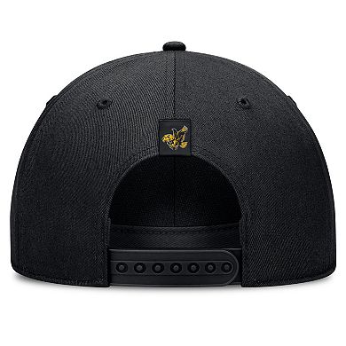 Unisex Nike Black Iowa Hawkeyes 2026 Basketball Refresh 5-Panel Rope Rise Hat