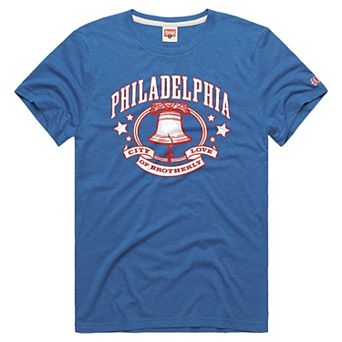 Men's Homage Royal Philadelphia Phillies Tri-Blend Hyperlocal T-Shirt