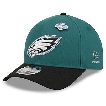Men's New Era Midnight Green/Black Philadelphia Eagles 2026 NFL Draft 9FORTY M-Crown Adjustable Hat