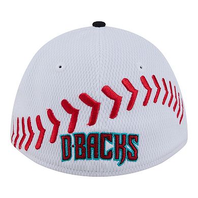 Toddler New Era White Arizona Diamondbacks Baseball 39THIRTY M-Crown Adjustable Hat