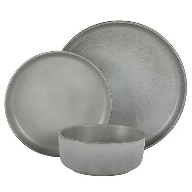 Gibson Elite Pasco 12pc Reactive Glaze Dinnerware Set