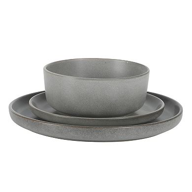 Gibson Elite Pasco 12pc Reactive Glaze Dinnerware Set