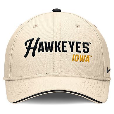 Men's Nike Natural Iowa Hawkeyes 2026 Primetime Swooshflex Hat