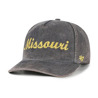 Men's '47 Gray Missouri Tigers Reclaim Snow Wash Corduroy Hitch Adjustable Hat