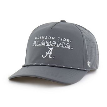 Men's '47 Gray Alabama Crimson Tide Forward Vent Hitch Rope Adjustable Hat