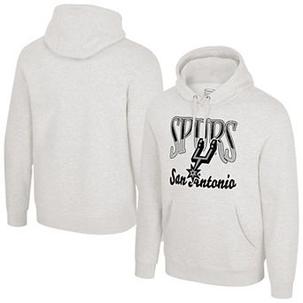 Unisex Stadium Essentials Oatmeal San Antonio Spurs Sky High Hoodie