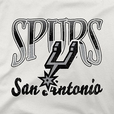 Unisex Stadium Essentials Oatmeal San Antonio Spurs Sky High Hoodie
