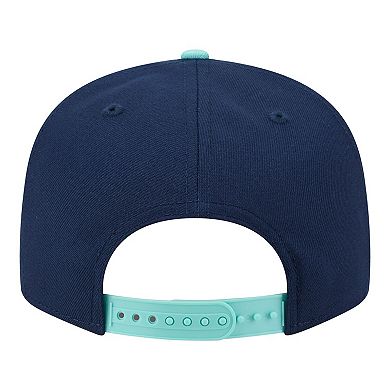 Men's New Era Navy/Turquoise Boston Red Sox Two-Tone Color Pack 9FIFTY Snapback Hat