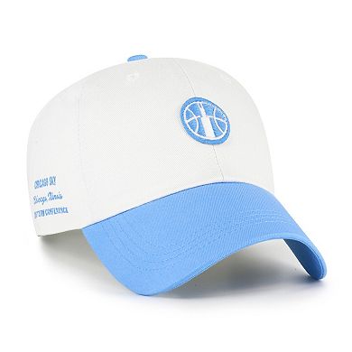 Unisex '47 White/Sky Blue Chicago Sky Contemporary Two-Tone Clean Up Adjustable Hat