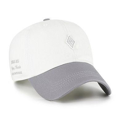 Unisex '47 White/Silver Las Vegas Aces Contemporary Two-Tone Clean Up Adjustable Hat