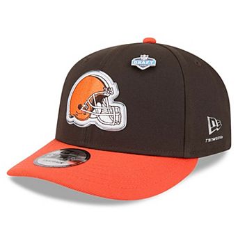 Youth New Era Brown/Orange Cleveland Browns 2026 NFL Draft Pre-Curved 9FIFTY Snapback Hat