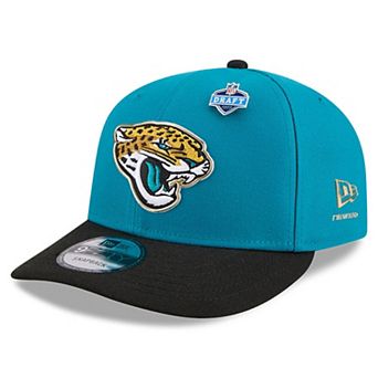 Youth New Era Teal/Black Jacksonville Jaguars 2026 NFL Draft Pre-Curved 9FIFTY Snapback Hat