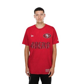 Men's New Era Scarlet San Francisco 49ers Match T-Shirt