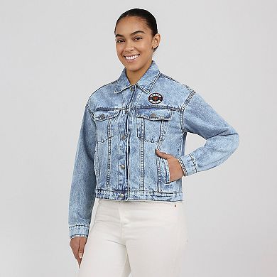 Women's WEAR by Erin Andrews Chicago Bears Full-Snap Denim Jacket