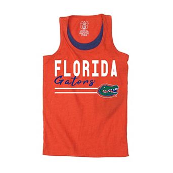 Girls Preschool Wes & Willy Orange Florida Gators Racerback Tank Top