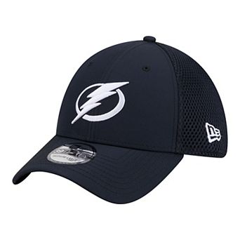 Men's New Era Navy Tampa Bay Lightning Logo 39THIRTY Flex Hat