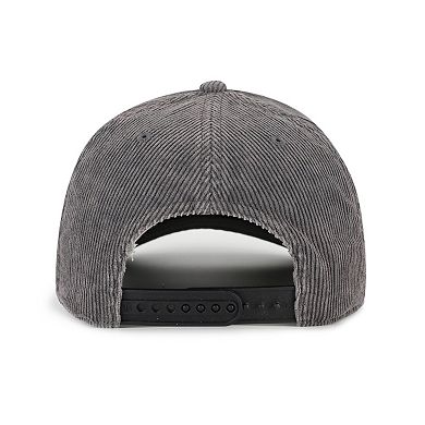 Men's '47 Gray Purdue Boilermakers Reclaim Snow Wash Corduroy Hitch Adjustable Hat