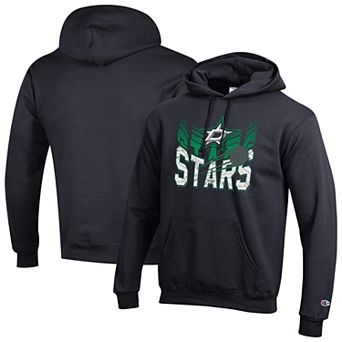 Men's Champion Black Dallas Stars Powerblend Hoodie