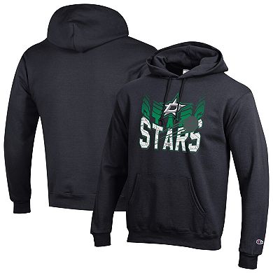 Men's Champion Black Dallas Stars Powerblend Hoodie