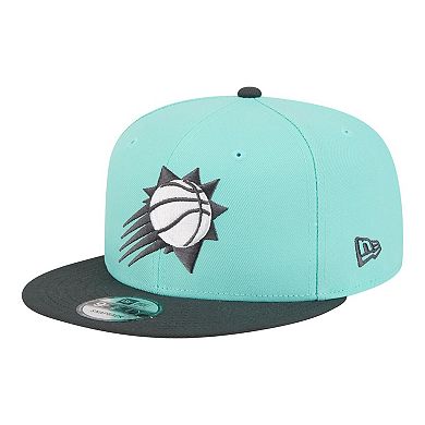 Men's New Era Turquoise/Charcoal Phoenix Suns Color Pack Two-Tone 9FIFTY Snapback Hat